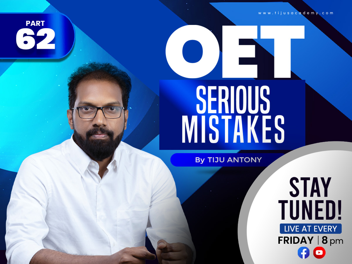 OET Serious Mistake Part 62