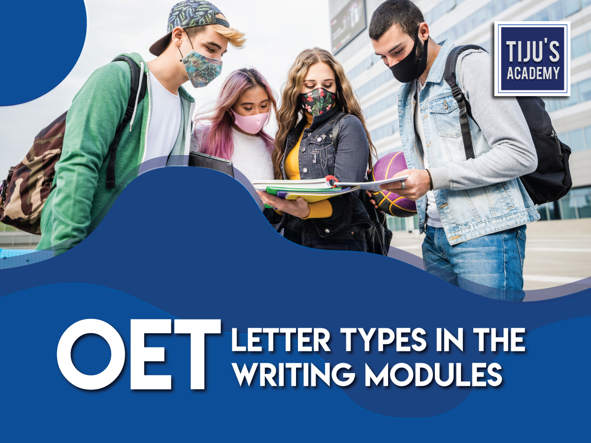 OET Letter types in the Writing modules